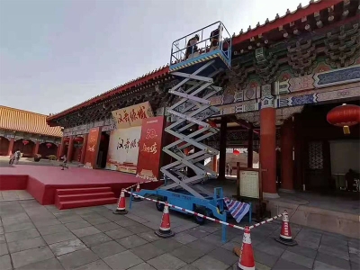 甘肅客戶已選購移動剪叉式升降機一臺